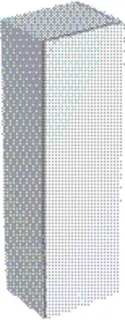 Geberit Smyle Square Mittel-HS mit einer Tür 36x118x29,9cm, weiß