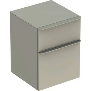 Geberit Smyle Square Seitenschrank mit 2 Schubladen, 45x60x47cm, sand-grau – Bild 2