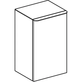 Geberit Smyle Square Seitenschrank mit einer Tür links, 36x60x32,6cm, Nussbaum – Bild 4
