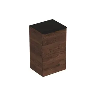 Geberit Smyle Square Seitenschrank mit einer Tür links, 36x60x32,6cm, Nussbaum – Bild 2