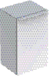 GE Smyle Square Seitenschrank mit einer Tür re, 36x60x32,6cm, weiß