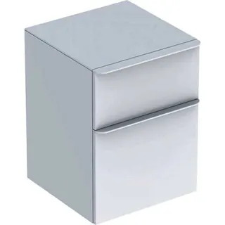 Geberit Smyle Square Seitenschrank mit zwei Schubladen, 45x60x47cm, weiß – Bild 2