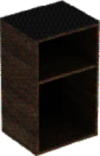 GE Smyle Square Seitenschrank, offen 36x60x29,9cm, Nussbaum