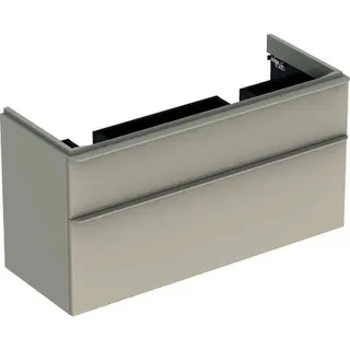 Geberit Smyle Square Unterschrank für DWT m. 2 Schubl., 118,4x61,7x47cm, sand-grau – Bild 2