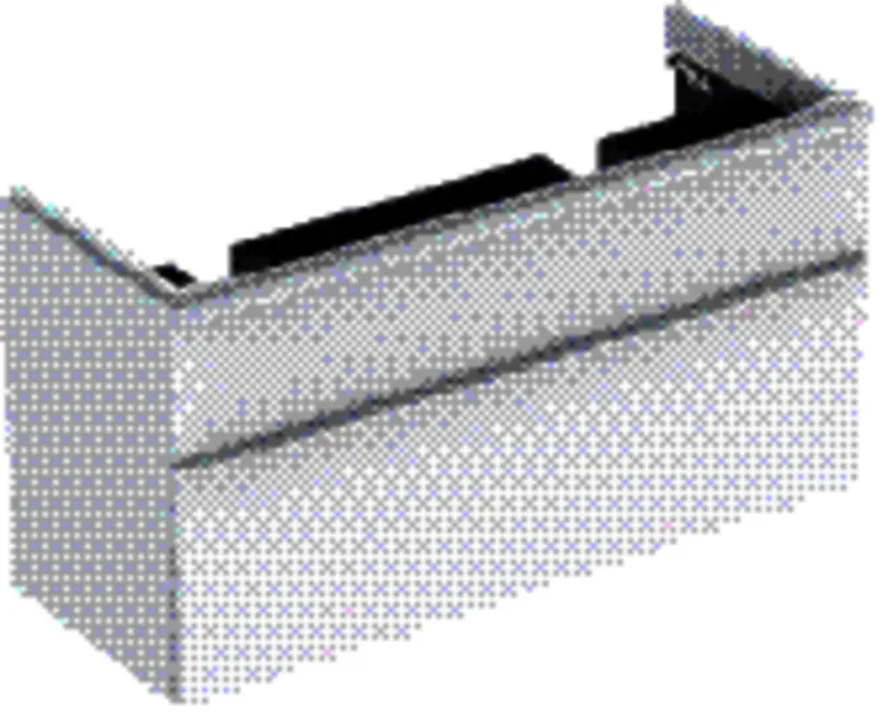 Geberit Smyle Square Unterschrank für DWT m. 2 Schubladen, 118,4x61,7x47cm, weiß
