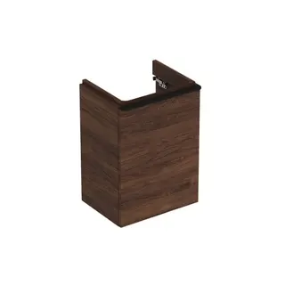Geberit Smyle Square US für HWB, m. 1 Tür rechts 44,2x61,7x35,6cm, Nussbaum – Bild 2