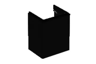 GE Smyle Square US für HWB, m. 1 Tür li 49,2x61,7x40,6cm, lava