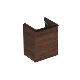 Geberit Smyle Square US für HWB, m. 1 Tür links 49,2x61,7x40,6cm, Nussbaum – Bild 2
