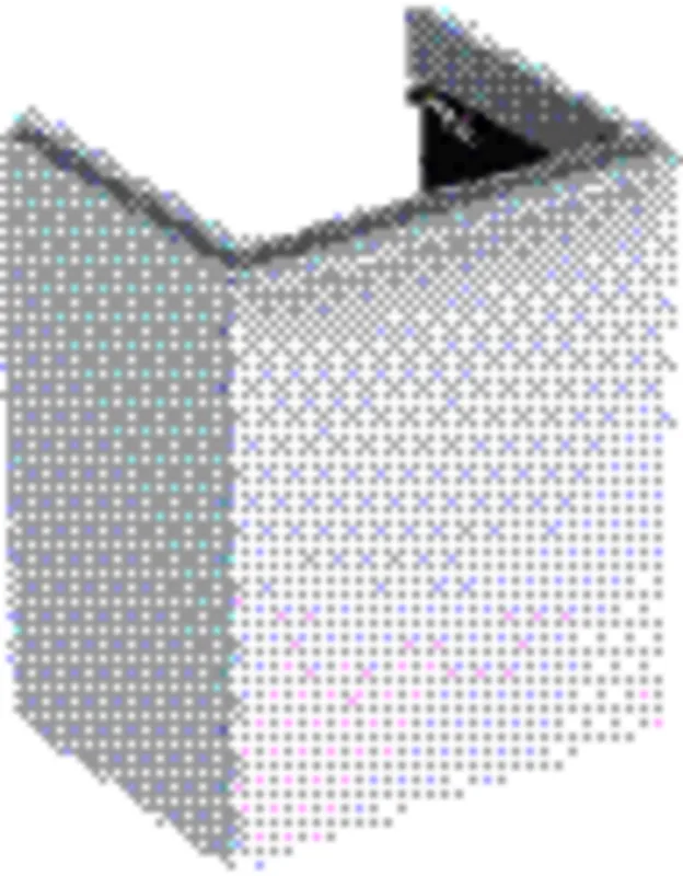 Geberit Smyle Square US für HWB, m. 1 Tür links 49,2x61,7x40,6cm, weiß