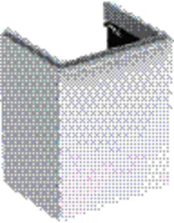 GE Smyle Square US für HWB, m. 1 Tür re 49,2x61,7x40,6cm, weiß