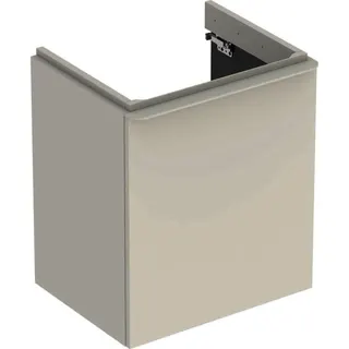 Geberit Smyle Square US für Waschtisch, m. 1 Tür links 53,6x61,7x43,3cm, sand-grau – Bild 2