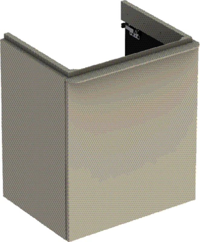 Geberit Smyle Square US für Waschtisch, m. 1 Tür rechts 53,6x61,7x43,3cm, sand-grau