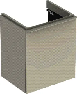 GE Smyle Square US für WT, m. 1 Tür re 53,6x61,7x43,3cm, sand-grau