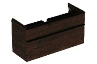 GE Smyle Square US für WT, m. 2 Schubl. 118,4x61,7x47cm, Nussbaum