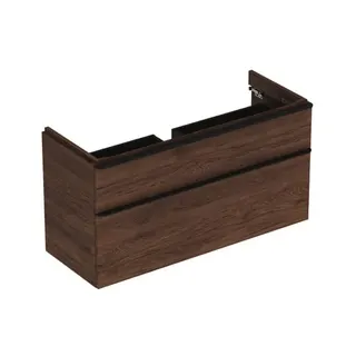 Geberit Smyle Square US für Waschtisch, m. 2 Schubl. 118,4x61,7x47cm, Nussbaum – Bild 2