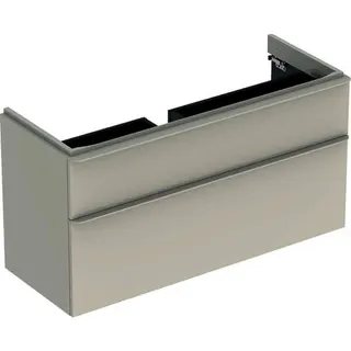Geberit Smyle Square US für Waschtisch, m. 2 Schubl. 118,4x61,7x47cm, sand-grau – Bild 2