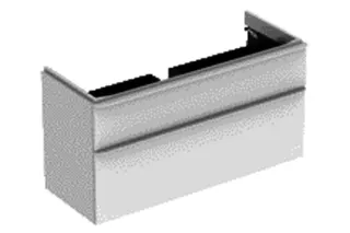 GE Smyle Square US für WT, m. 2 Schubl. 118,4x61,7x47cm, weiß
