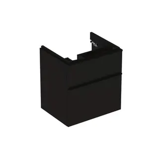 Geberit Smyle Square US für Waschtisch, m. 2 Schubl. 58,4x61,7x47cm, lava – Bild 2