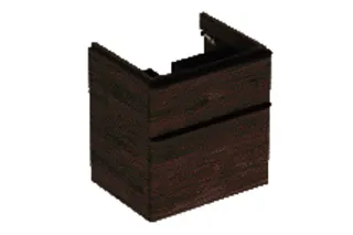 GE Smyle Square US für WT, m. 2 Schubl. 58,4x61,7x47cm, Nussbaum