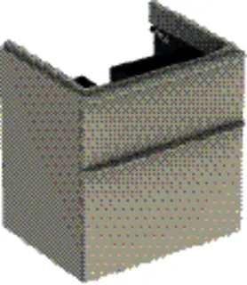 GE Smyle Square US für WT, m. 2 Schubl. 58,4x61,7x47cm, sand-grau