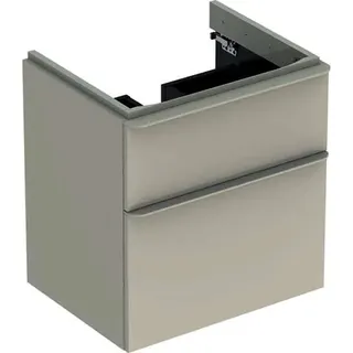 Geberit Smyle Square US für Waschtisch, m. 2 Schubl. 58,4x61,7x47cm, sand-grau – Bild 2