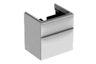 GE Smyle Square US für WT, m. 2 Schubl. 58,4x61,7x47cm, weiß