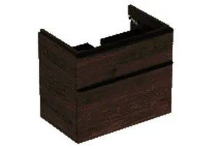 GE Smyle Square US für WT, m. 2 Schubl. 73,4x61,7x47cm, Nussbaum