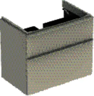 GE Smyle Square US für WT, m. 2 Schubl. 73,4x61,7x47cm, sand-grau
