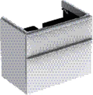 GE Smyle Square US für WT, m. 2 Schubl. 73,4x61,7x47cm, weiß