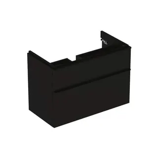 Geberit Smyle Square US für Waschtisch, m. 2 Schubl. 88,4x61,7x47cm, lava – Bild 2