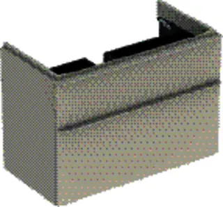 GE Smyle Square US für WT, m. 2 Schubl. 88,4x61,7x47cm, sand-grau