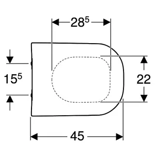Geberit Smyle WC-Sitz mit Absenkautomatik, weiß – Bild 5