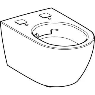 Wand-WC f. UP-Spülkasten f. Geberit AquaClean Tuma, weiß KeraTect – Bild 3