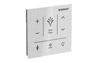 GE Wandbedienpanel f. Geberit AquaClean Sela, Glas weiß