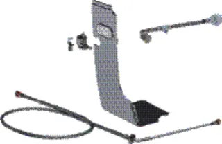 GE Wasseranschlussset f. Kappa UP-SPK f. Geberit AquaClean Mera, hgl.verchr.
