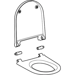 WC-Sitz f. Geberit AquaClean Sela weiß-alpin – Bild 3