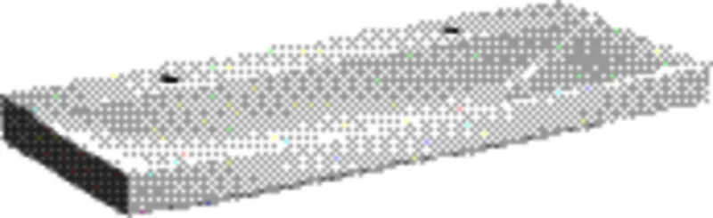 Geberit Xeno2 Waschtisch, 120x48cm zwei Hl., ohne Überlauf, weiß, KeraTect