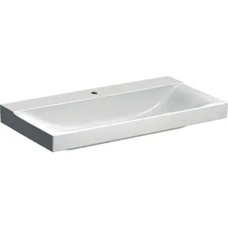 Geberit Xeno2 Waschtisch, 90x48cm mit Hahnloch, ohne Überlauf, weiß, KeraTect – Bild 2