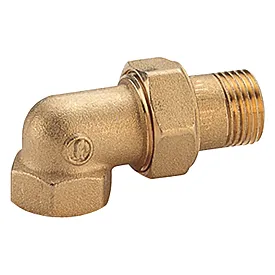 Giacomini R 19 1.1/4" Rad.Verschraubg.me ss eck mess,max:110øC,PN16