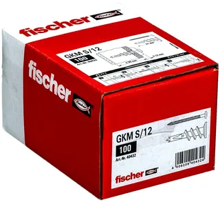 Gipskartondübel Metall GKM 12 Paket mit 100 Stück
