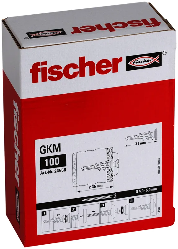 Gipskartondübel Metall GKM Paket mit 100 Stück
