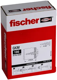 Gipskartondübel Metall GKM Paket mit 100 Stück