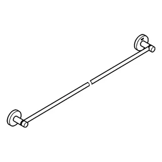 GROHE Badetuchhalter Essentials 40386_1 800mm warm sunset gebürstet – Bild 4