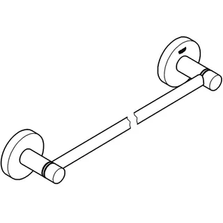GROHE Badetuchhalter Essentials 40688_1 450mm warm sunset gebürstet – Bild 4