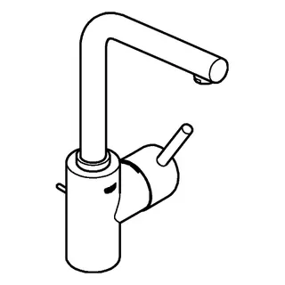 GROHE EH-Waschtischbatterie Concetto 23739_2 L-Size L-Auslauf chrom – Bild 3