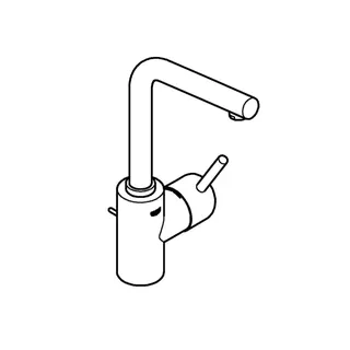 GROHE EH-Waschtischbatterie Concetto 23739_2 L-Size L-Auslauf chrom – Bild 4