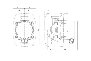 GRUNDFOS Hocheffizienz Umwälzpumpe ALPHA3 15-40 130 1x230V G1 DACH – Bild 2