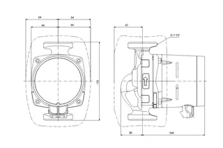 GRUNDFOS Hocheffizienz Umwälzpumpe ALPHA3 25-80 130 1x230V G1_1/2 DACH – Bild 2