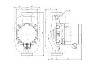 GRUNDFOS Hocheffizienz Umwälzpumpe ALPHA3 25-80 180 1x230V G1_1/2 DACH – Bild 2