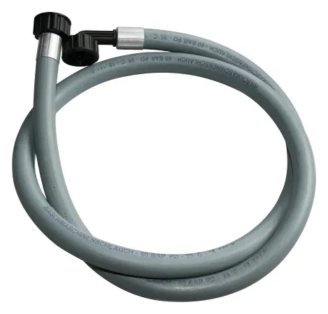 Haas Gummi-Zulaufschlauch für Wasch- und Spülmaschinen 1/2" 3500mm Nr.1326 grau